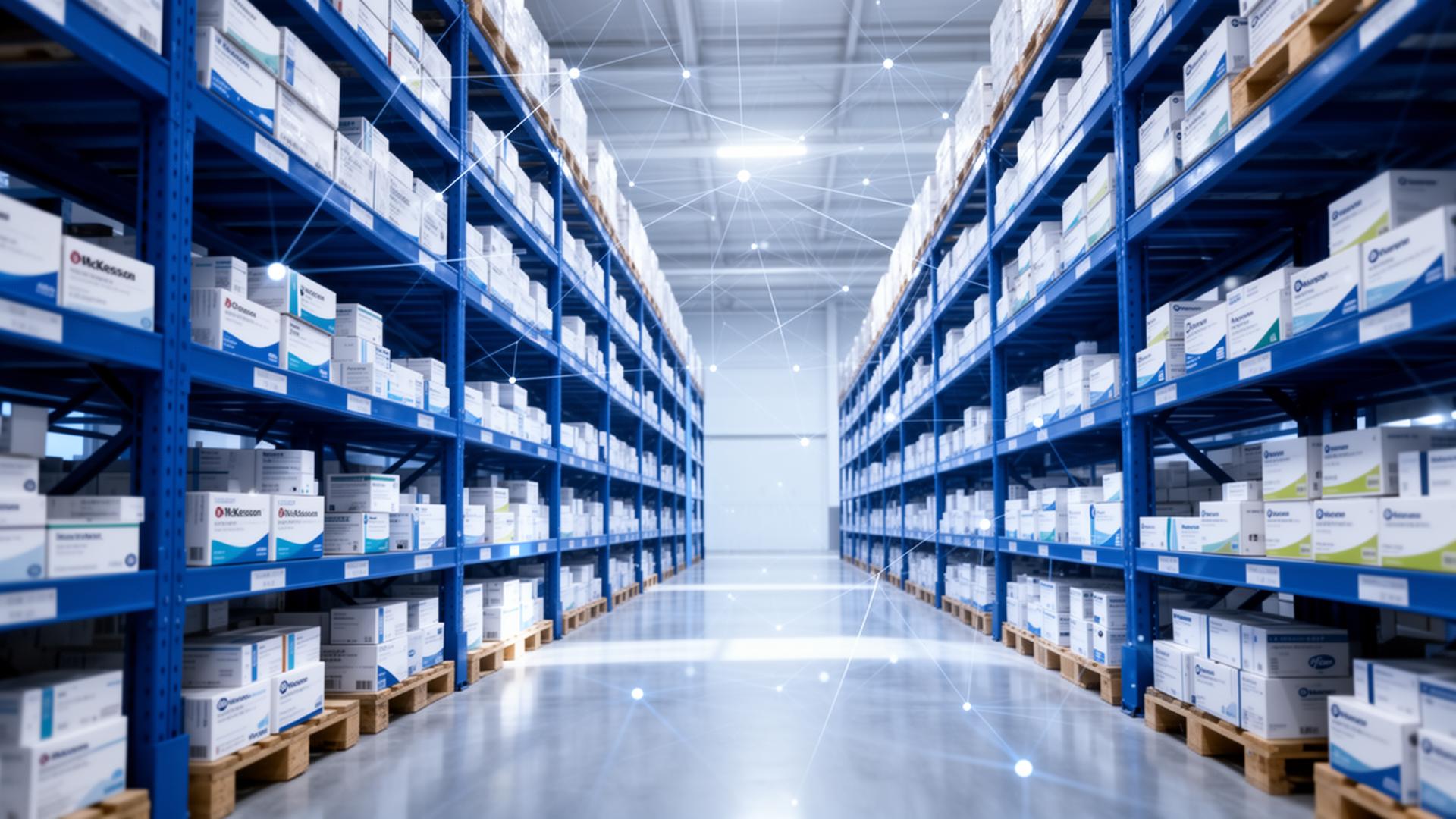 Centro logístico moderno de distribuição farmacêutica
